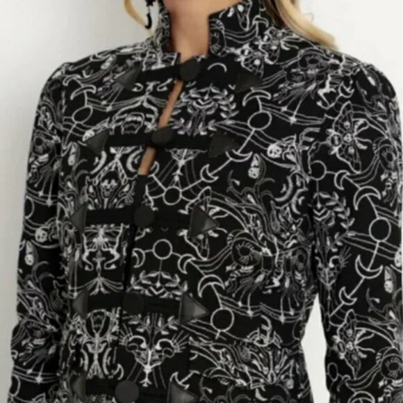 Gothic Relics Embroidered Military Jacket - Picture 2 of 6